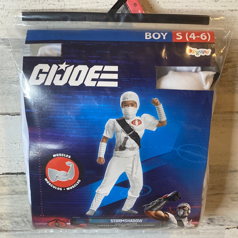 GI Joe Stormshadow Child Costume Size S NEW